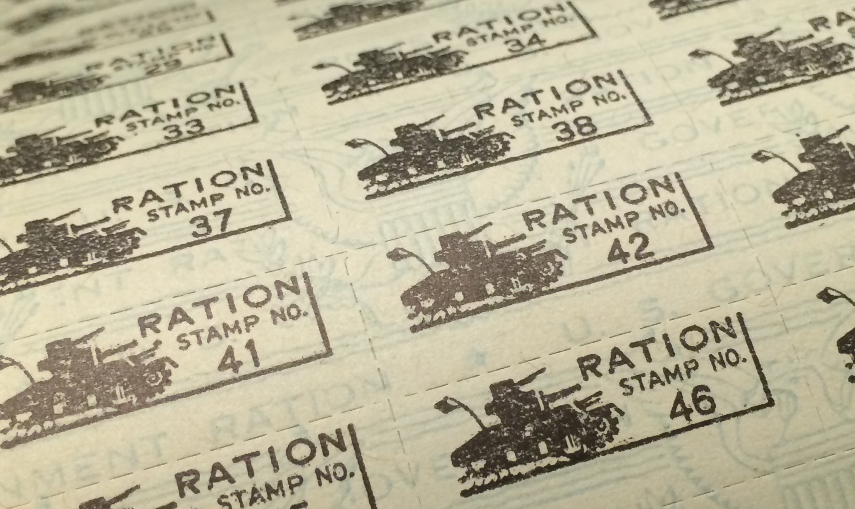 World War II Ration Stamps